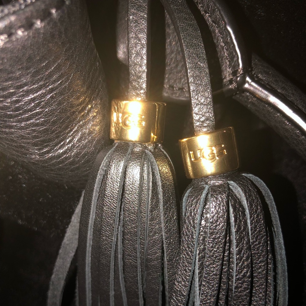 Black leather Ugg purse from UGGAustralia